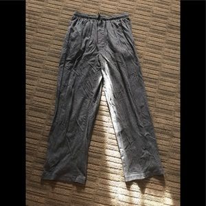 Stafford men’s knit pajama pants, medium, grey